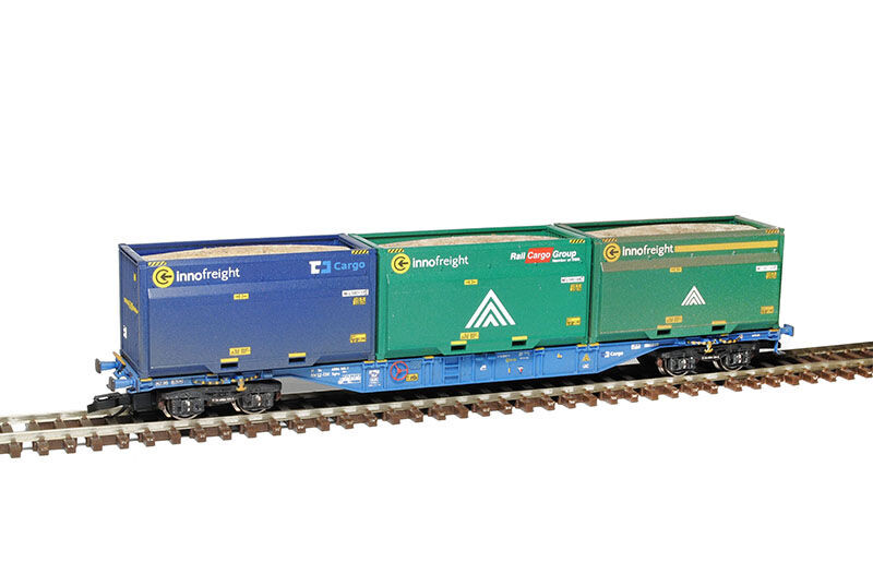 SDV Kontejnerový vůz Sgns 55 ČDC 1:120